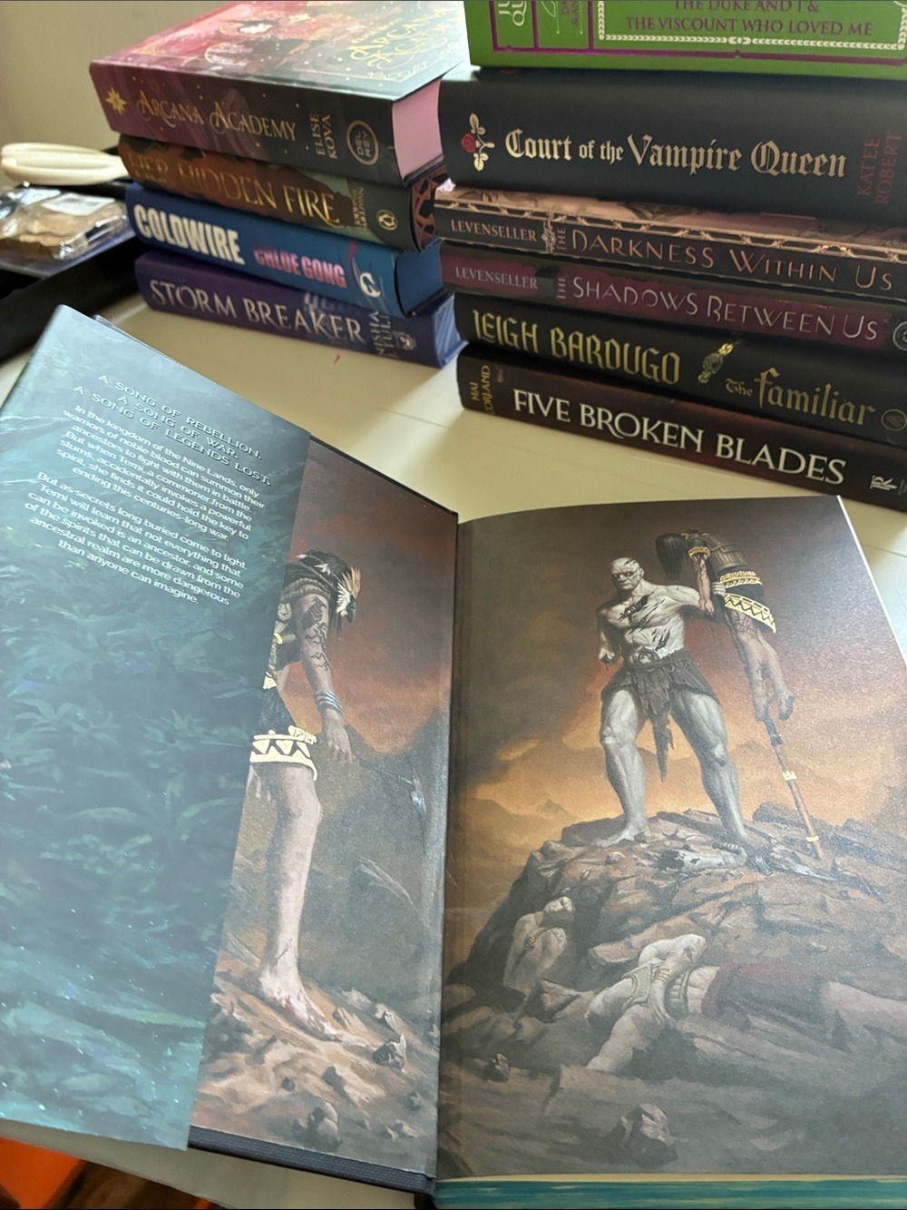 A Song of Legends Lost by M. H. Ayinde - Fantasy Hardcover illumicrate edition - Picture 5 of 6